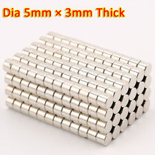 Magnets 5x3mm Disc small strong thin round craft magnet Cylinder