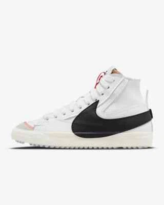 Men Nike Blazer Mid '77 Jumbo Swoosh White Black DD3111-100 Size 9 - Image 1 of 4