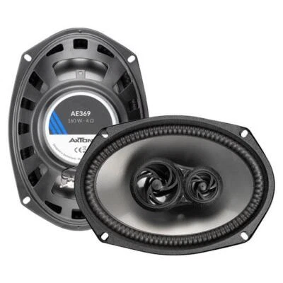 AXTON AE369 oval 6x9, 15 x 23 cm 3-Wege Koax Lautsprecher Set 160 Watt - Bild 1 von 4