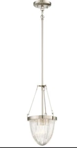 Minka Lavery 2321-84 Nickel Atrio Single Light 8"W Mini Pendant - Picture 1 of 1