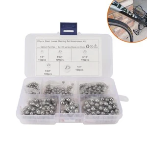 500Pcs/Box Motorcycle Bicycle Wheel Bearing Balls 1/8-1/4 G25 Bearing Steel Ball - Picture 1 of 6