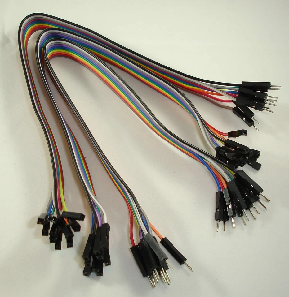 Pack 30 Dupont Prototype Cable Female/Male Hembra/Macho 300mm Arduino - Imagen 1 de 1