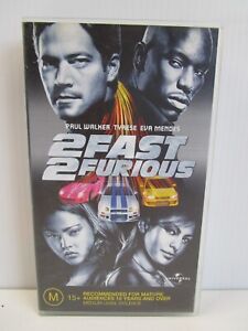 2 Fast 2 Furious, VHS Tape, Paul Walker Vintage Video, Movie M 2003