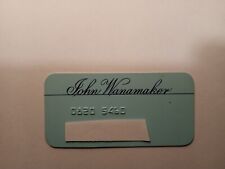 Vintage John Wanamaker Credit Card