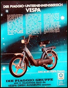 Vespa Ciao Werbung 1981 - Bild 1 von 1