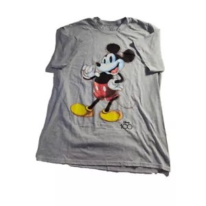 NWT Disney Mickey Mouse Men's Happy Pose Graphic Print T-Shirt Adult 715 - Picture 1 of 5