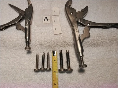 VISE GRIP REPLACEMENT SCREWS  QTY-5 ORIGINAL REPLACEMENT USA 🇺🇸 - Image 1 of 4