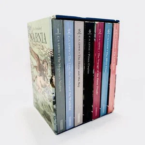 The Chronicles Of Narnia 7 Books Paperback Box Set Complete Collection - Picture 1 of 7