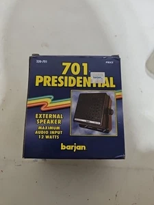 Barjan 701 Presidential External CB Speaker, in box - Zdjęcie 1 z 4