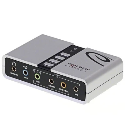 DeLock Adaptor USB 2.0 / Sound Box 7.1 - Immagine 1 di 2
