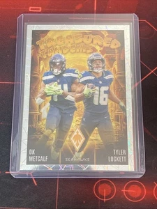 2024 Panini Phoenix - Treasured Tandems DK Metcalf, Tyler Lockett #TT-SEA Lazer - Picture 1 of 3
