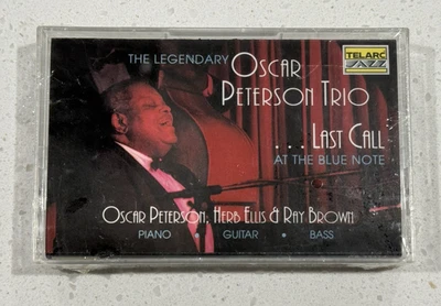NEW SEALED Telarc Oscar Peterson Trio Last Call At The Blue Note Jazz Cassette Foto 1 de 4