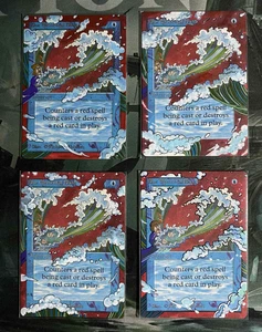 Blue Elemental Blast: MTG Hand-Painted Alter - Picture 1 of 5