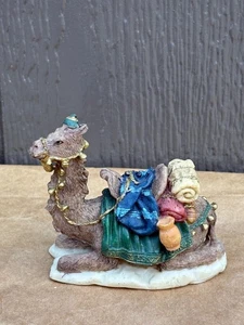 1996 Holiday Workshop handbemalte Harz Krippe Kamel Figur Ersatz - Bild 1 von 5