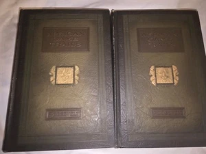 Antique Theodore Roosevelt Book African Game Trails 1&2 Volume Set 1925 - Picture 1 of 17