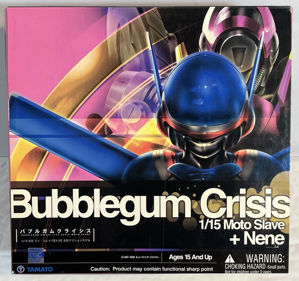 Figura YAMATO Bubblegum Crisis 1/15 Moto Slave + Nene Como Nueva En Caja Foto 1 de 4