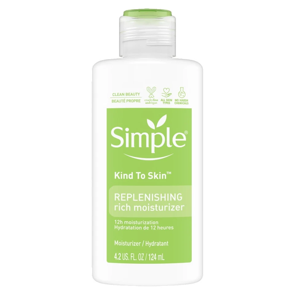 Simple Sensitive Replenishing Rich Moisturizer 12h 4.2 FL Oz