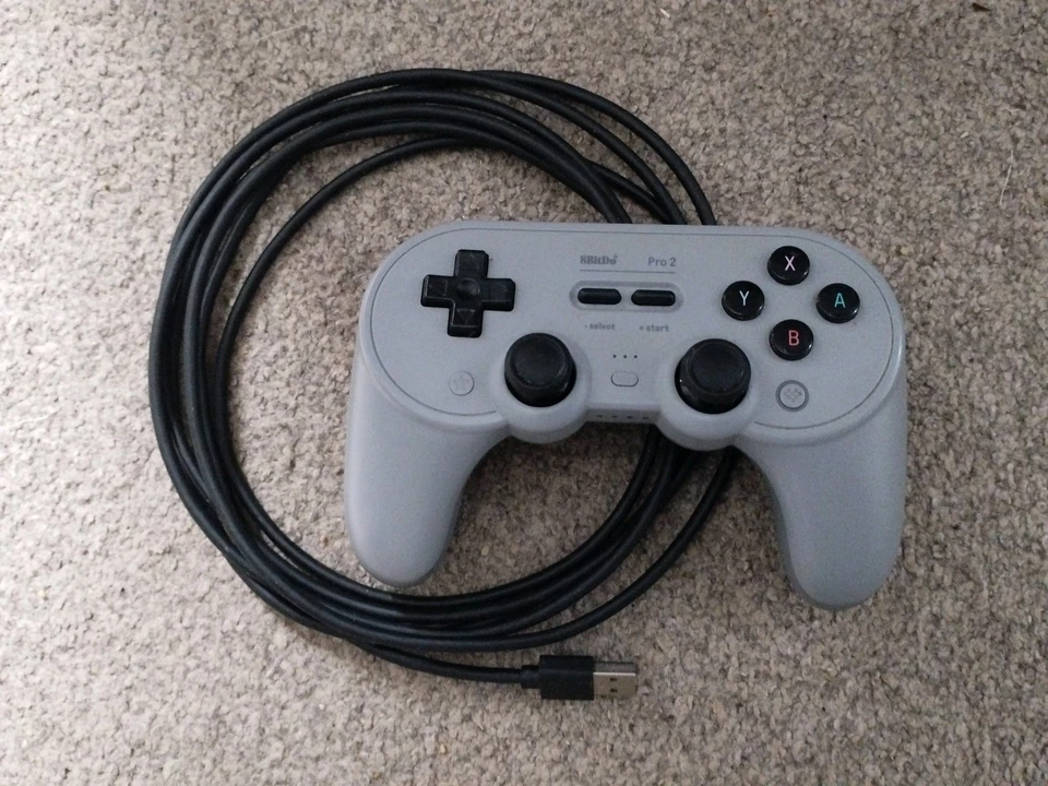 8BitDo Pro 2 Wired USB Gaming Controller Grey Edition for PC, Switch, Android - Image 1 of 1