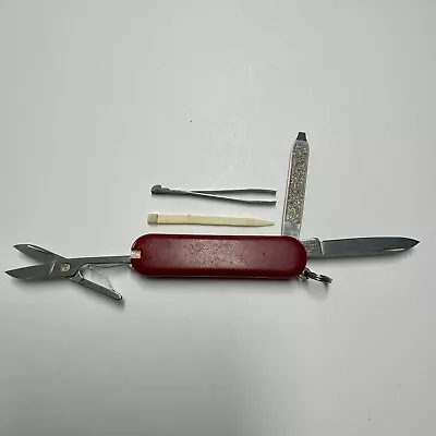 Swiss Army Knife Victorinox 58mm Classic SD Pocket Knife Red FREE SHIPPING - Image 1 of 4
