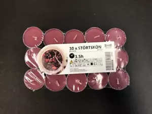 30 x IKEA Duftkerze STORTSKON Teelichtkerzen - 4 Std. Kostenloser Versand - Bild 1 von 2