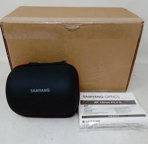 Samyang Optics AF 12mm F2.0 Autofocus Lens for Sony E - New Without Original Box - Imagen 1 de 6
