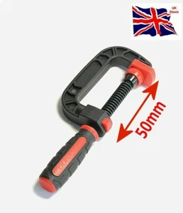 50mm G Clamp Quick Release Woodworking Tools Resin Grip DURATEC - Picture 1 of 2