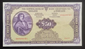 Irland | 1977 | 50 Pounds | P.68c | 05 A 005161 | aEF - Bild 1 von 2