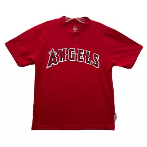 Los Angeles Angels Shirt Jungen groß rot MLB Trikot Jugend Sport majestätisches T-Shirt Neu - Bild 1 von 12