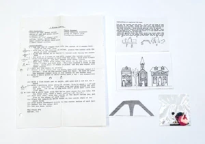 Winter Ladies Craft Kit With Scenery Handmade Directions - Picture 1 of 9