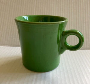 Fiesta Ware Shamrock Green O-Ring Handle Coffee Mug Homer Laughlin China Co. - Picture 1 of 4