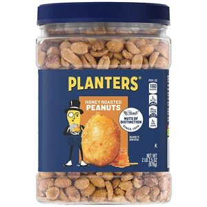 Honey Roasted Peanuts 2.16 lb - 6 Pack Container - Picture 1 of 7