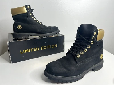 Timberland Pro Edición Limitada Premium Negro y Dorado 6” Botas Nobuck Para Hombre 10.5  Foto 1 de 4