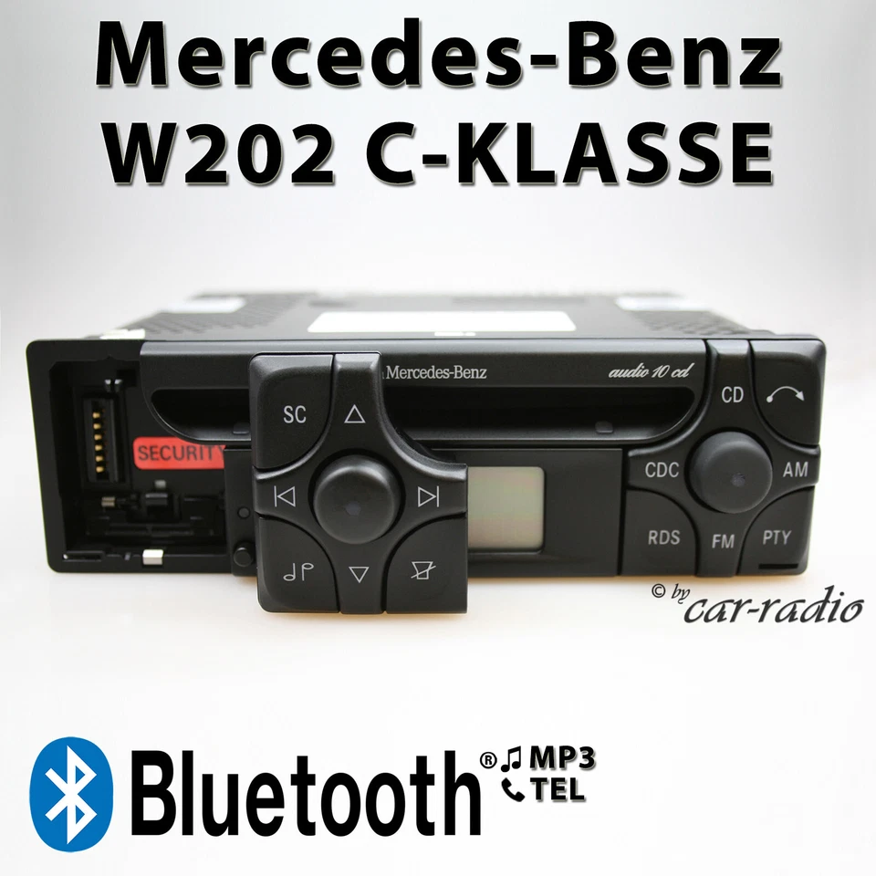 Original Mercedes W202 Radio Audio 10 CD MF2199 Bluetooth Radio S202 C-Klasse - Bild 1 von 4