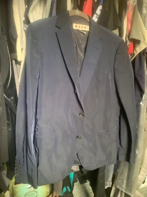 Precioso Blazer Marni Hombre Azul Brillante Talla 50 Italia US 40 Foto 1 de 4