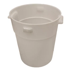 Gastro Eimer 20l Kunststoff Plastik Rund Weiß Futter groß Wasser Abfall Müll - Bild 1 von 7