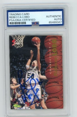 Rebecca Lobo Autographed Classic 5 Sport RC PSA Slabbed Slab Auto Signed Rookie - Image 1 of 2