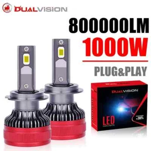 H7 LED F5 F5C LED H4 1000W 800000LM Canbus High Low Beam Auto Fog Lamp - Picture 1 of 17