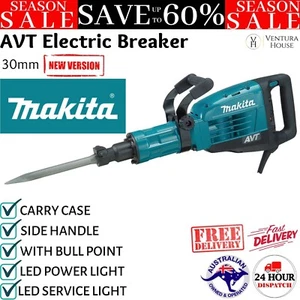 Makita 1510W 17kg Lightweight Anti-Vibration Demolition AVT Electric Breaker New - Picture 1 of 12
