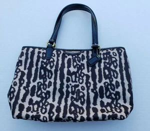Authentic Coach Animal Ocelot Leopard Print Small Handbag Purse  - Picture 1 of 4