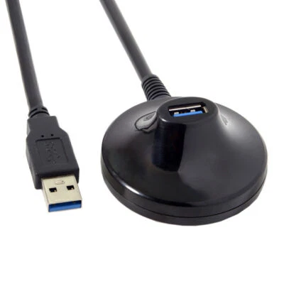 Jimier USB 3.0 Type-A Male to Female Extension Dock station Docking Cable 0.8m - Image 1 of 4