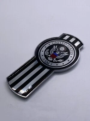 Kenworth Bug Hood Grille Logo Emblem Badge United States Army Black Edition - Image 1 of 4