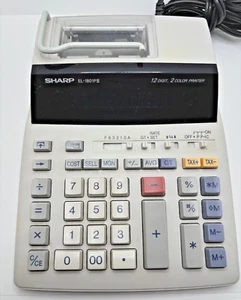 Sharp EL-1801P III Plug in Printing Calculator 12 Digit Tested - Picture 1 of 6