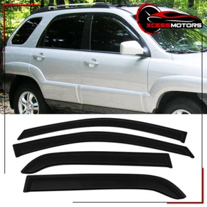 Se adapta a 05-10 Kia Sportage viseras de ventana lateral parasol protector de lluvia deflectores 4 piezas - Imagen 1 de 6