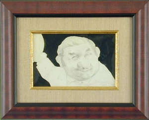 CHARLES BRAGG - "UNTITLED" PENCIL DRAWING SIGNED (OLD MAN'S HEAD) CIRCA 1996 - Picture 1 of 1