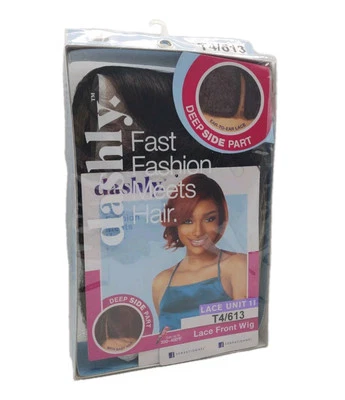 Dashly Sensationnel Synthetic Deep Side Part 11" Blonde Lace Front Wig T4/613 - Image 1 of 4