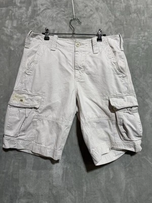 Pantalones Cortos de Carga Ralph Lauren Denim & Supply Para Hombre 31 Blancos Y2K Bolsillos Sueltos Foto 1 de 4