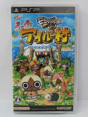 Monster Hunter Diary Poka Poka Airu Village PSP Japanese Game Complete CIB - Image 1 of 3