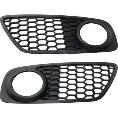 Pair Set of 2 Fog Light Trims Driving Lamp  Driver & Passenger Side Left Right - Image 1 of 4