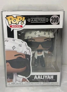 Funko Pop! Rocks Aaliyah Vinyl Figure #209 R&B Singer/Songwriter New W/Protector - Picture 1 of 12