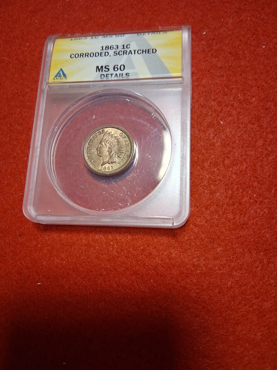 MS 60 Graded Indian Head Small Cents 1859-1909 for sale | eBay